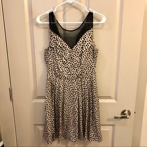 BCBGeneration Black and Tan Sleeveless Dress